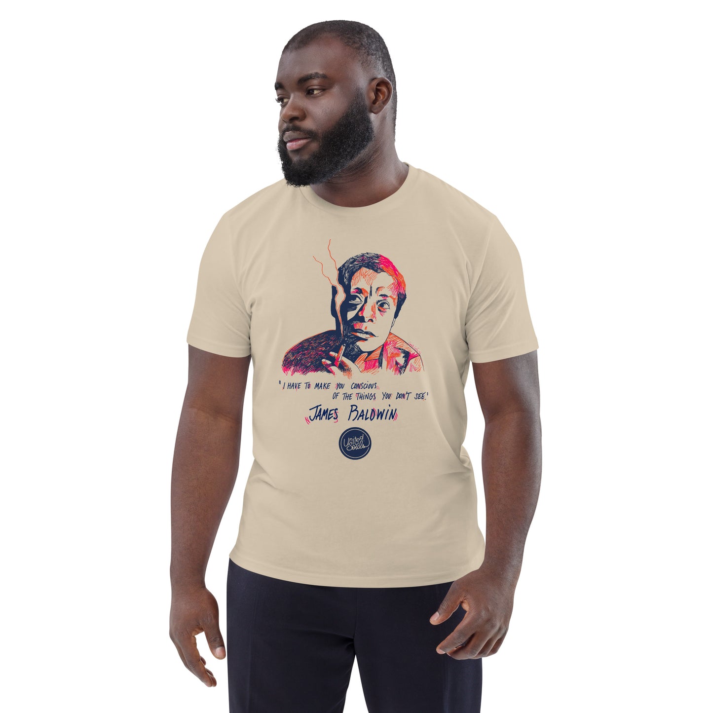 James Baldwin I The Unisex Organic Cotton T-Shirt