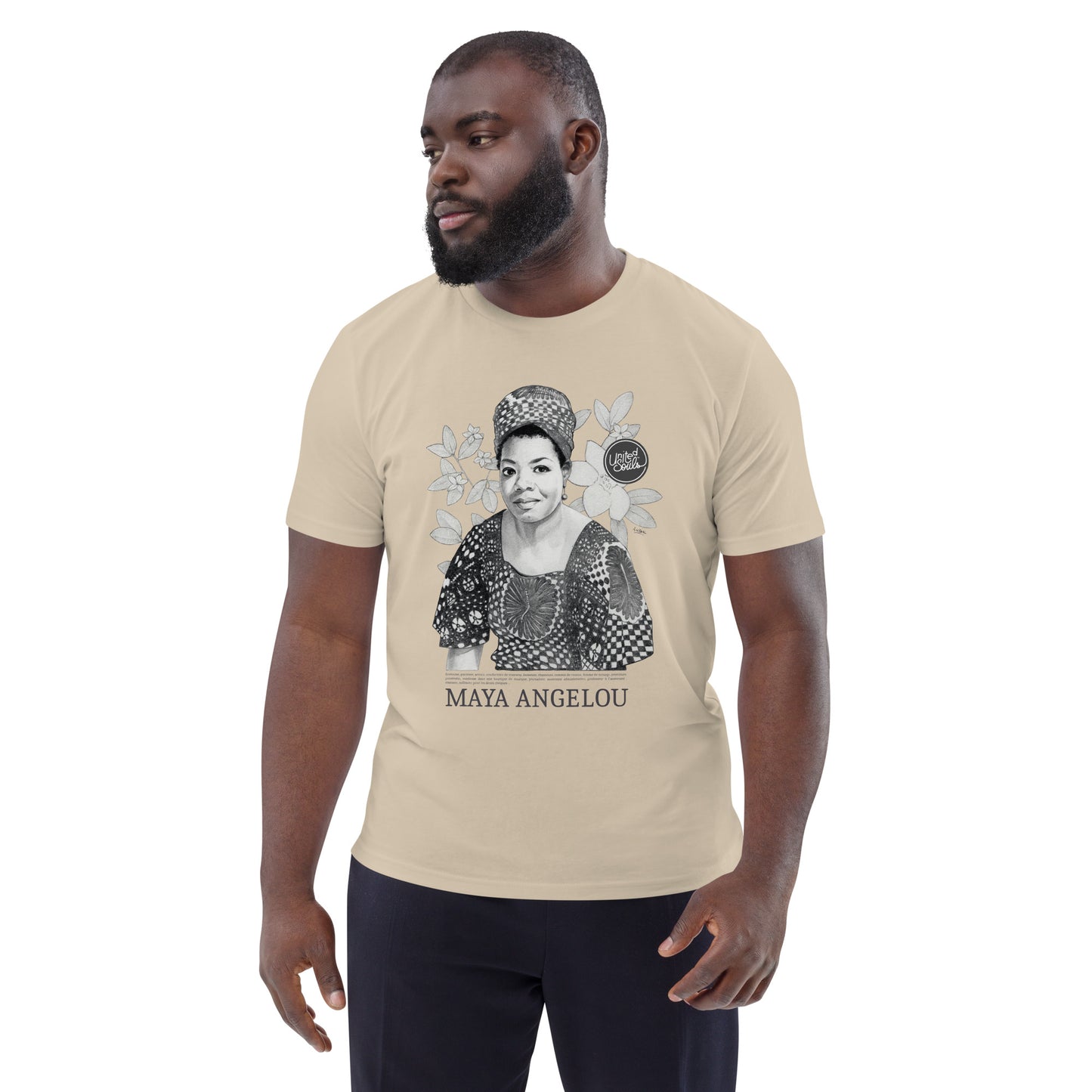 Maya Angelou I Das Unisex-T-Shirt aus Bio-Baumwolle