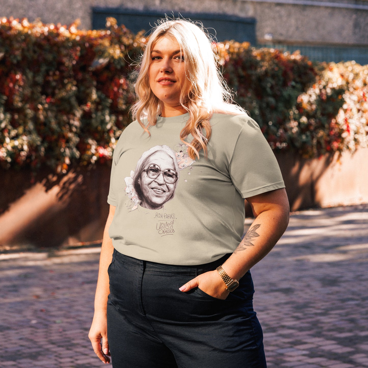 Rosa Parks I The unisex organic cotton t-shirt