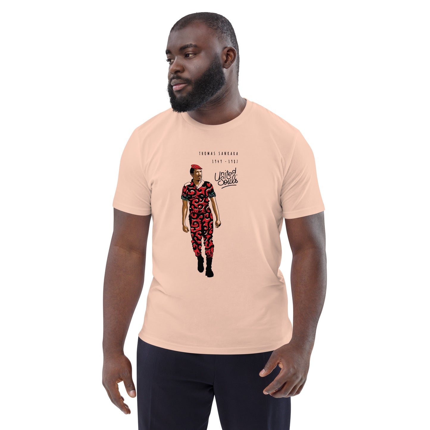 Thomas Sankara I Le t-shirt unisexe en coton biologique