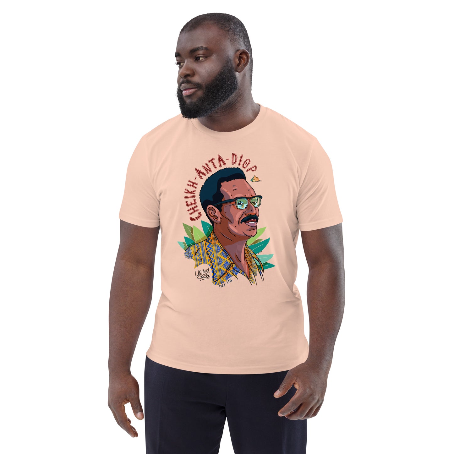 Cheikh Anta Diop I Das Unisex-T-Shirt aus Bio-Baumwolle