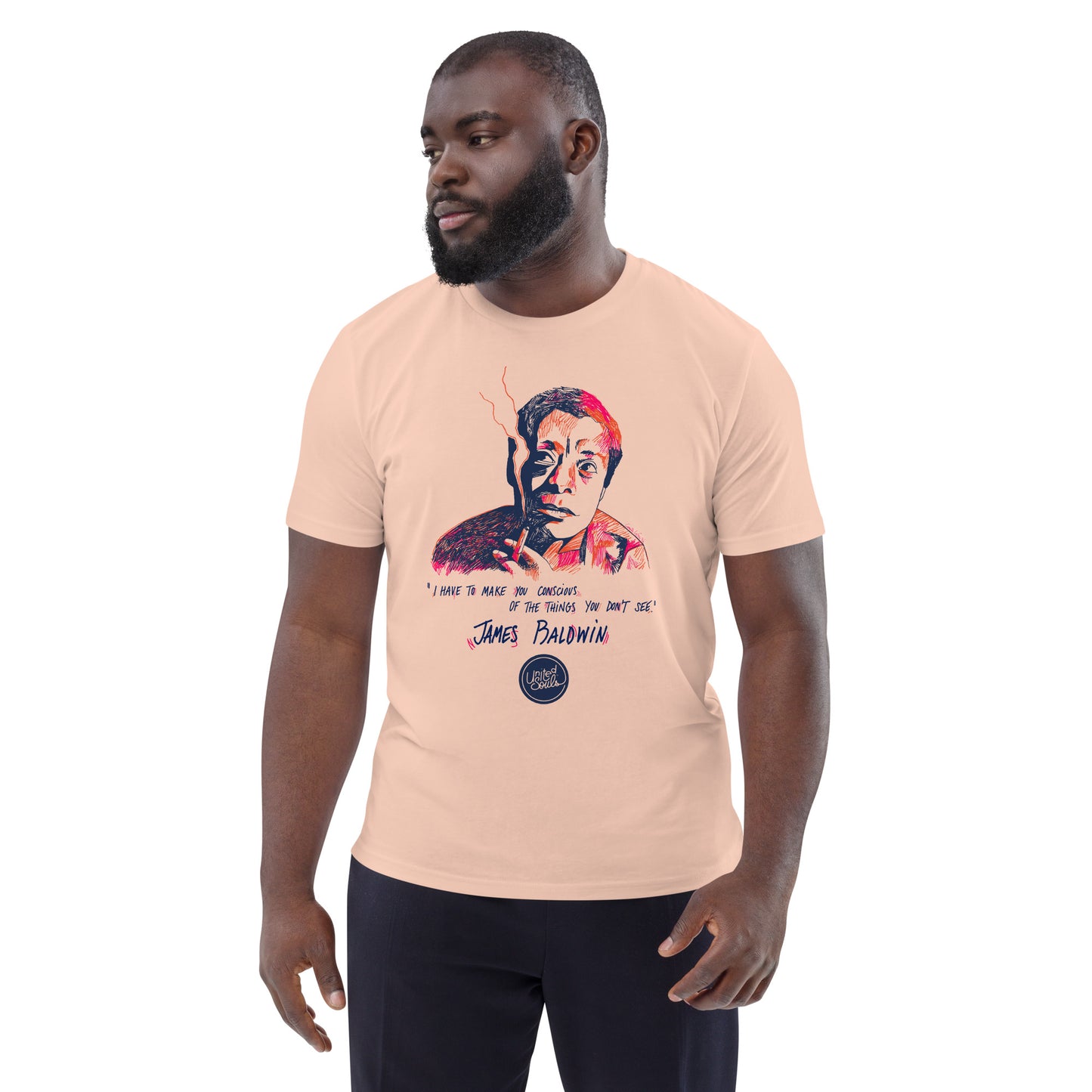 James Baldwin I The Unisex Organic Cotton T-Shirt