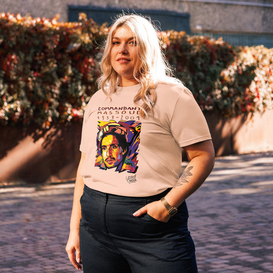 Ahmad Shah Massoud I The unisex organic cotton t-shirt