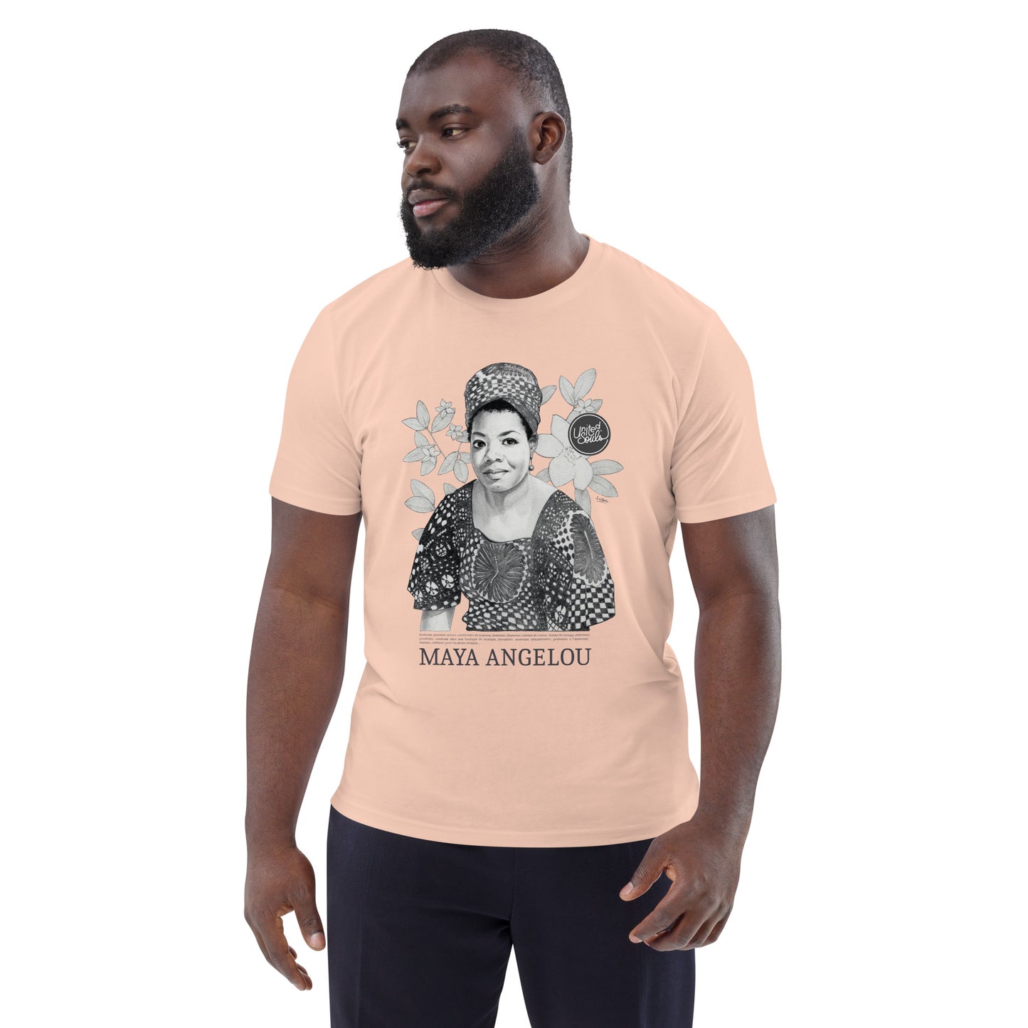 Maya Angelou I Das Unisex-T-Shirt aus Bio-Baumwolle