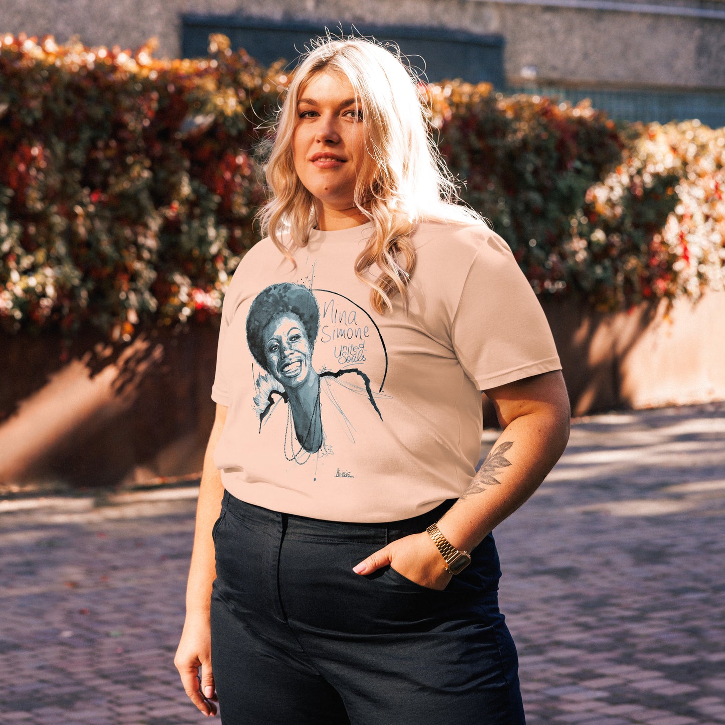Nina Simone I The unisex organic cotton t-shirt