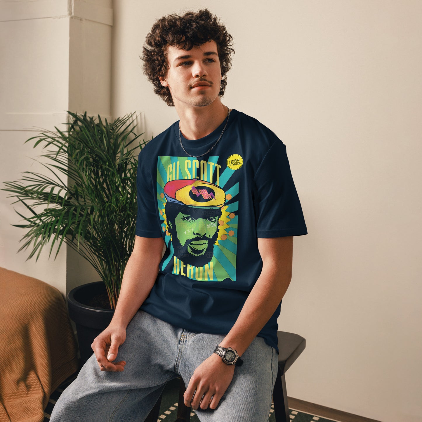 Gil Scott-Heron I Das Unisex-T-Shirt aus Bio-Baumwolle