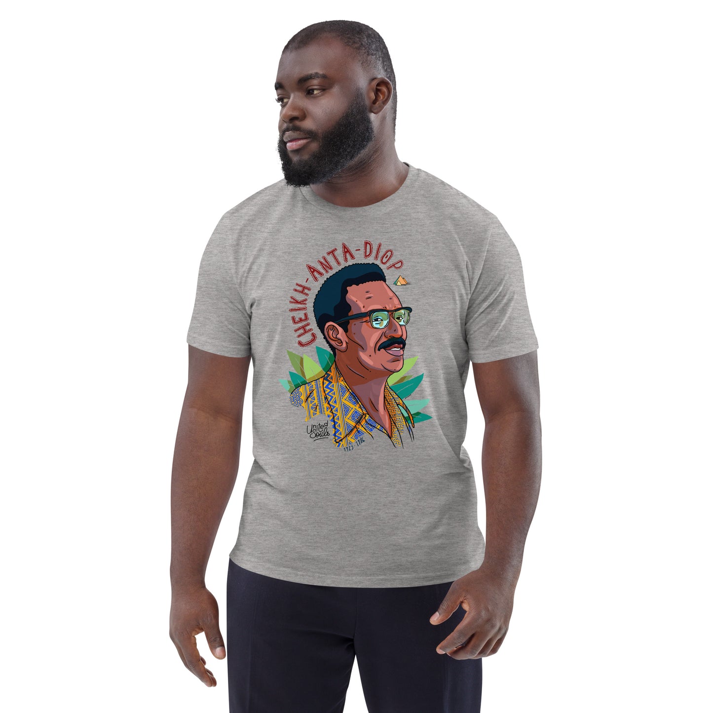 Cheikh Anta Diop I Das Unisex-T-Shirt aus Bio-Baumwolle