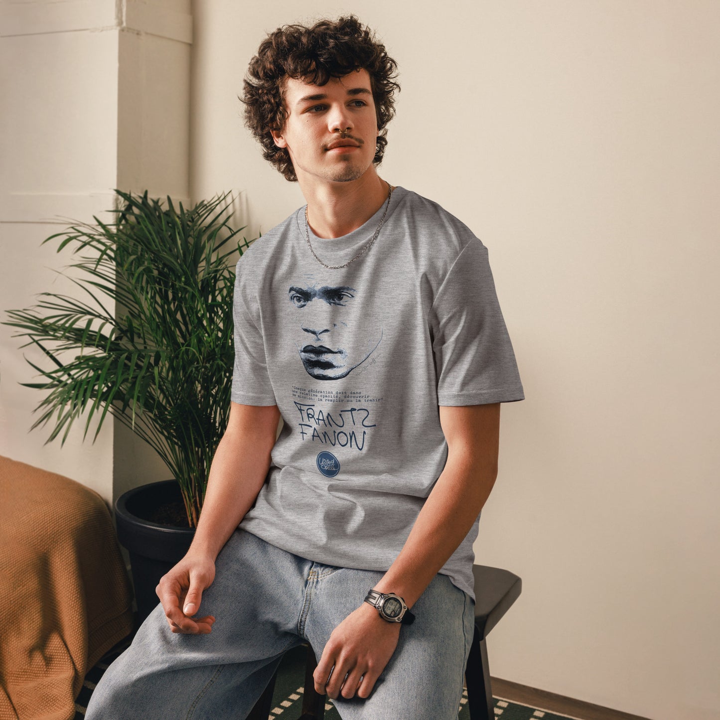 Frantz Fanon I The unisex organic cotton t-shirt