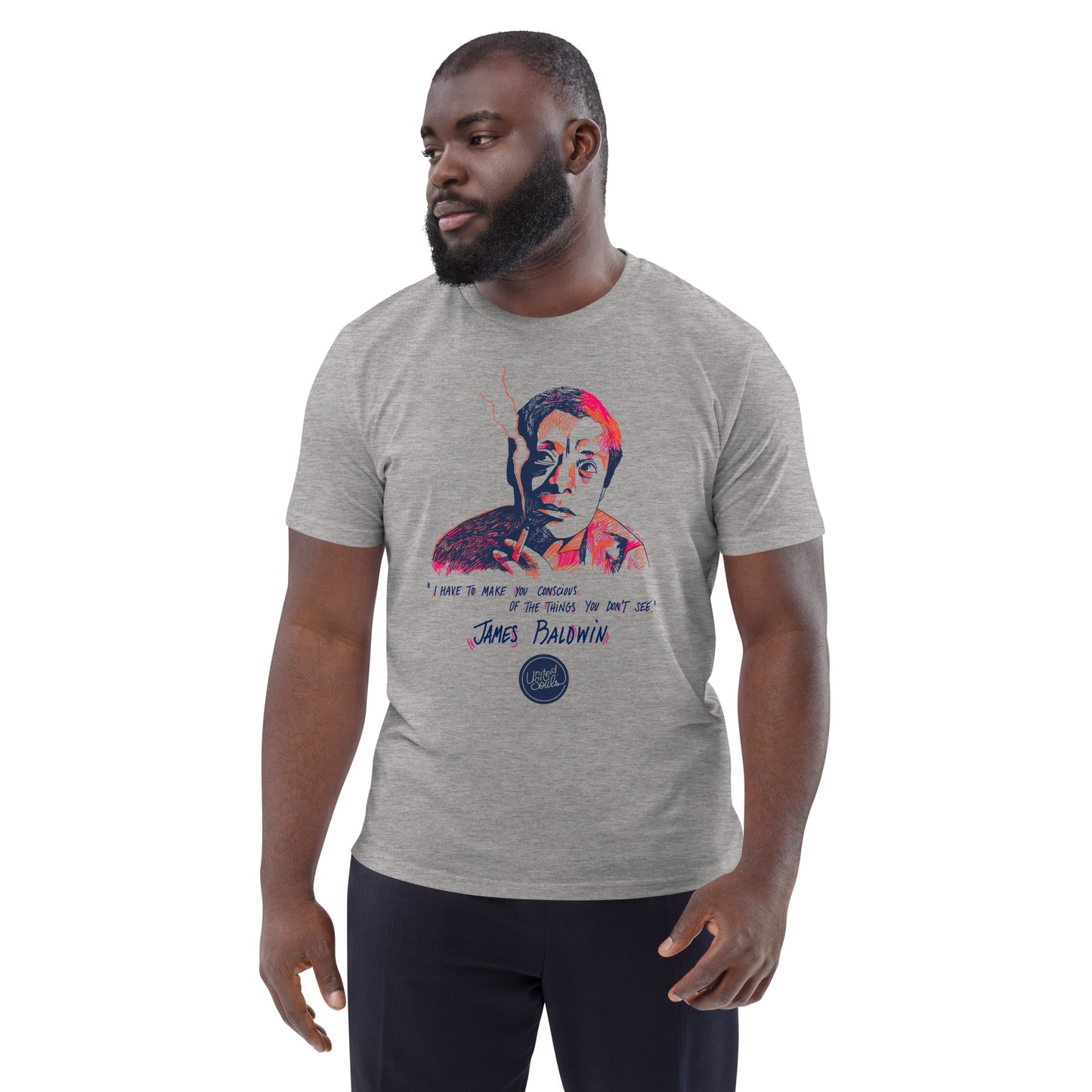 James Baldwin I The Unisex Organic Cotton T-Shirt