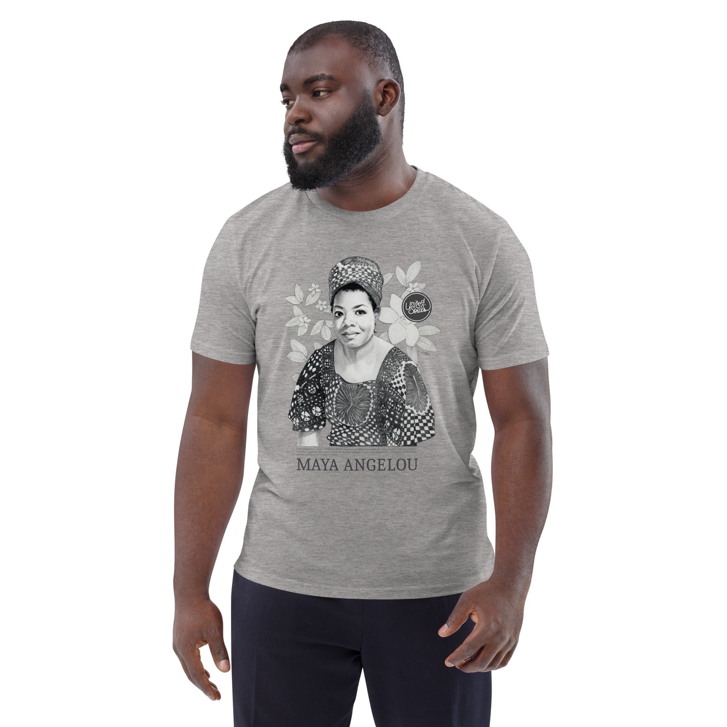 Maya Angelou I Das Unisex-T-Shirt aus Bio-Baumwolle