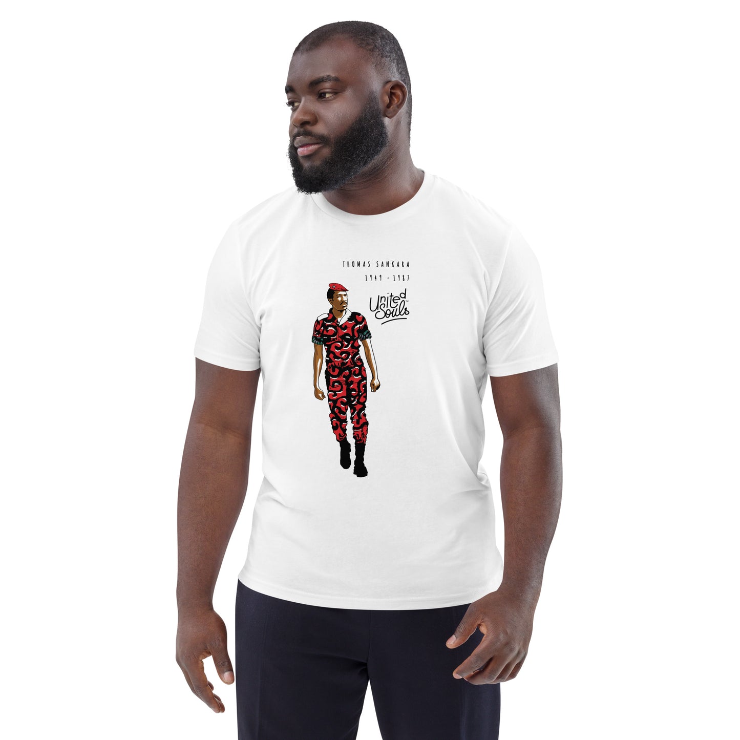 Thomas Sankara I Le t-shirt unisexe en coton biologique