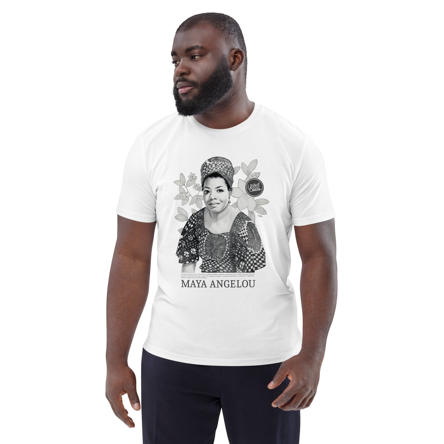 Maya Angelou I Das Unisex-T-Shirt aus Bio-Baumwolle