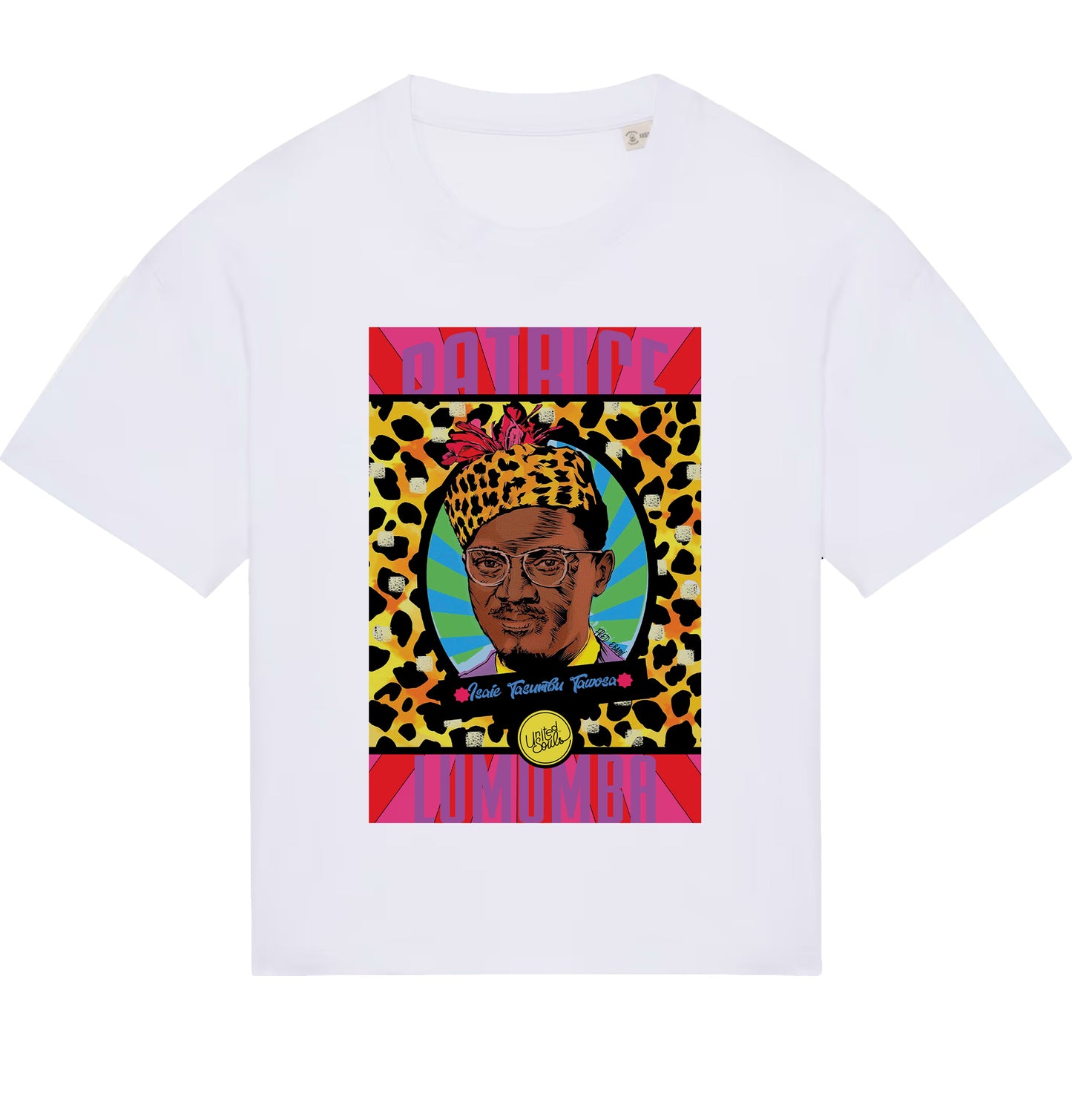 Lumumba Pop Art I The oversized T-shirt for Women
