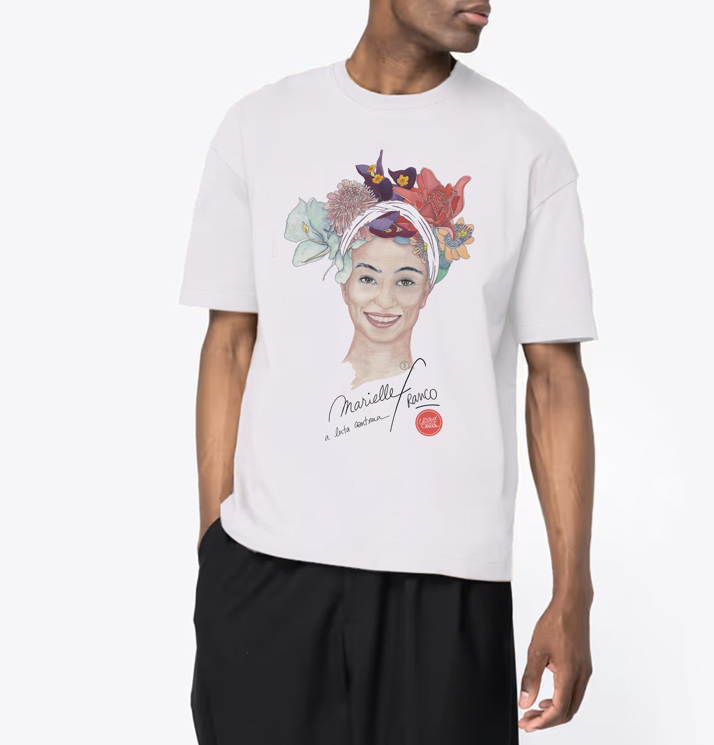 Marielle Franco I Le T-shirt oversize Homme